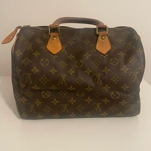Authentic Louis Vuitton Speedy 30 Monogram Hand Bag